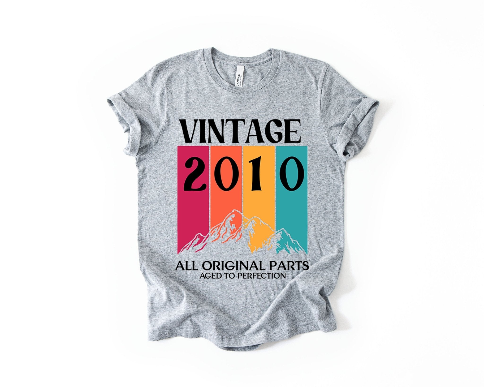 16th Birthday T-Shirt Vintage Mountain - Birthday Tees