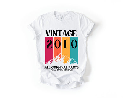 16th Birthday T-Shirt Vintage Mountain - Birthday Tees