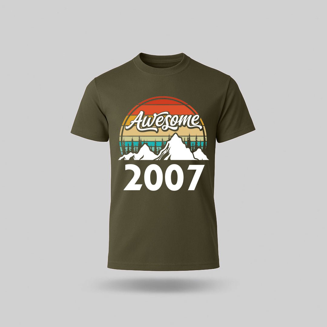 18th Birthday T-Shirt Awesome High - birthdaytees.co