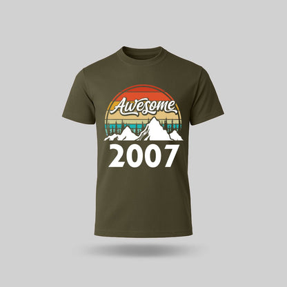 18th Birthday T-Shirt Awesome High - birthdaytees.co