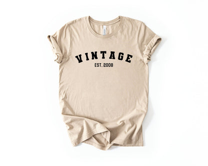 18th Birthday T-Shirt Classic Vintage - Birthday Tees