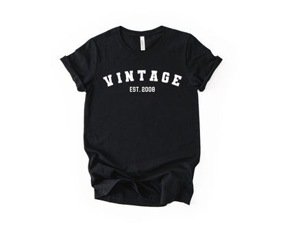 18th Birthday T-Shirt Classic Vintage - Birthday Tees