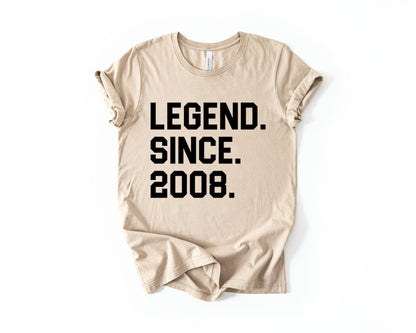 18th Birthday T-shirt - Legend Since - Birthday Tees