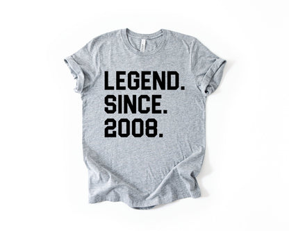 18th Birthday T-shirt - Legend Since - Birthday Tees