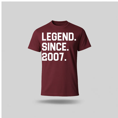 18th Birthday T-shirt - Legend Since - birthdaytees.co