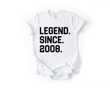 18th Birthday T-shirt - Legend Since - Birthday Tees