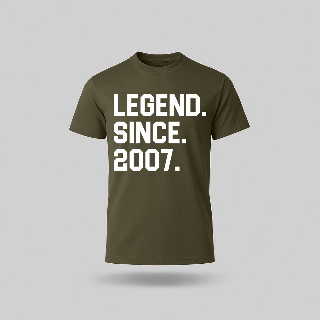 18th Birthday T-shirt - Legend Since - birthdaytees.co
