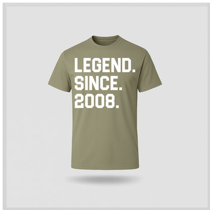 18th Birthday T-shirt - Legend Since - Birthday Tees