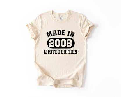 18th Birthday T-shirt - Made In - Birthday Tees