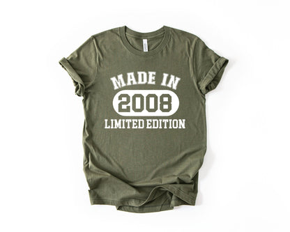 18th Birthday T-shirt - Made In - Birthday Tees