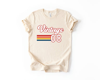 18th Birthday T-shirt, Retro Vintage - Birthday Tees