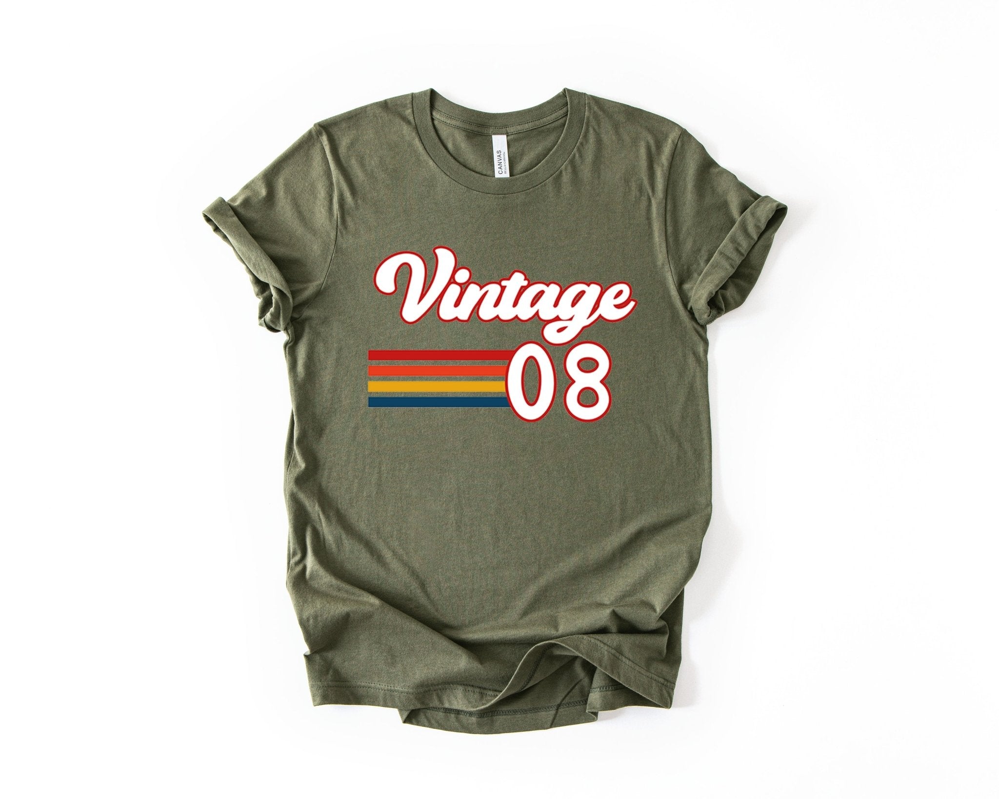 18th Birthday T-shirt, Retro Vintage - Birthday Tees