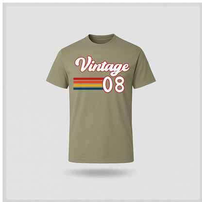 18th Birthday T-shirt, Retro Vintage - Birthday Tees