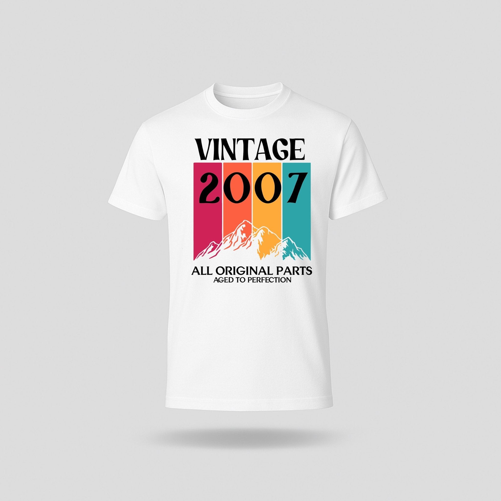 18th Birthday T-Shirt Vintage Mountain - birthdaytees.co