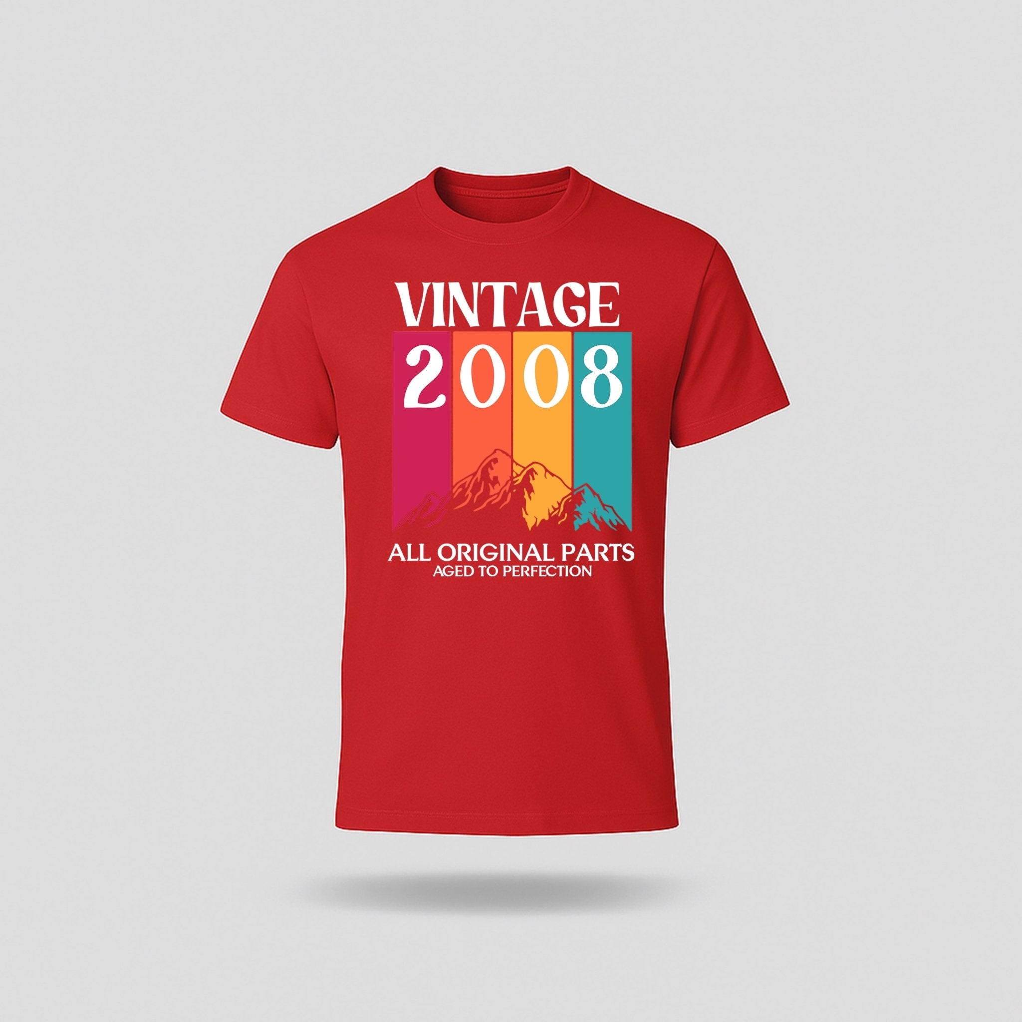 18th Birthday T-Shirt Vintage Mountain - Birthday Tees