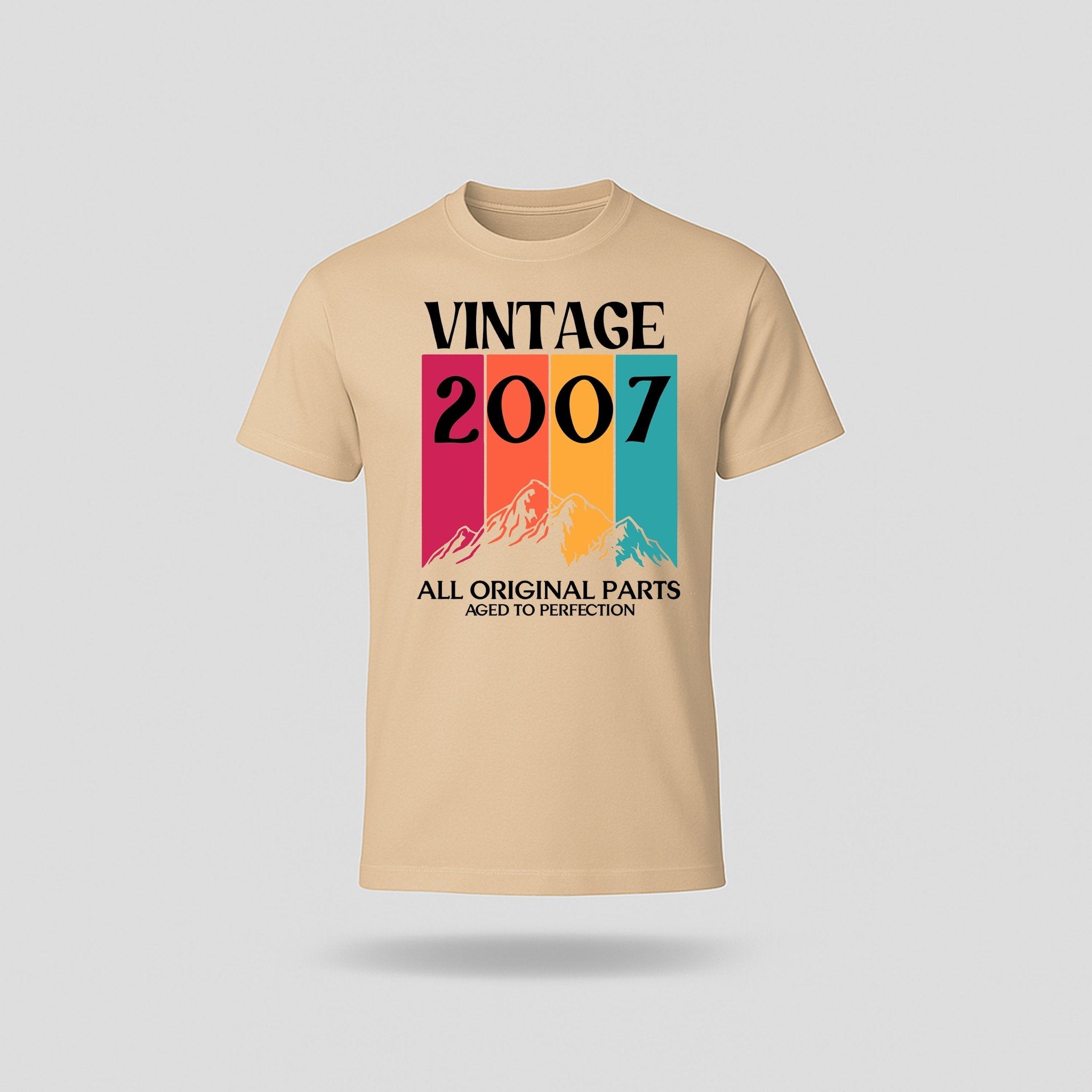 18th Birthday T-Shirt Vintage Mountain - birthdaytees.co