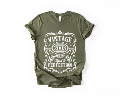 18th Birthday T-Shirt - Vintage Perfection - Birthday Tees