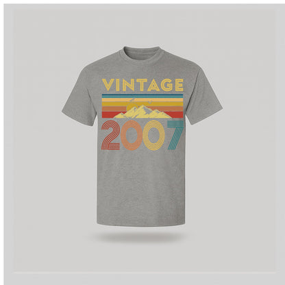 18th Birthday T-Shirt Vintage Retro - birthdaytees.co