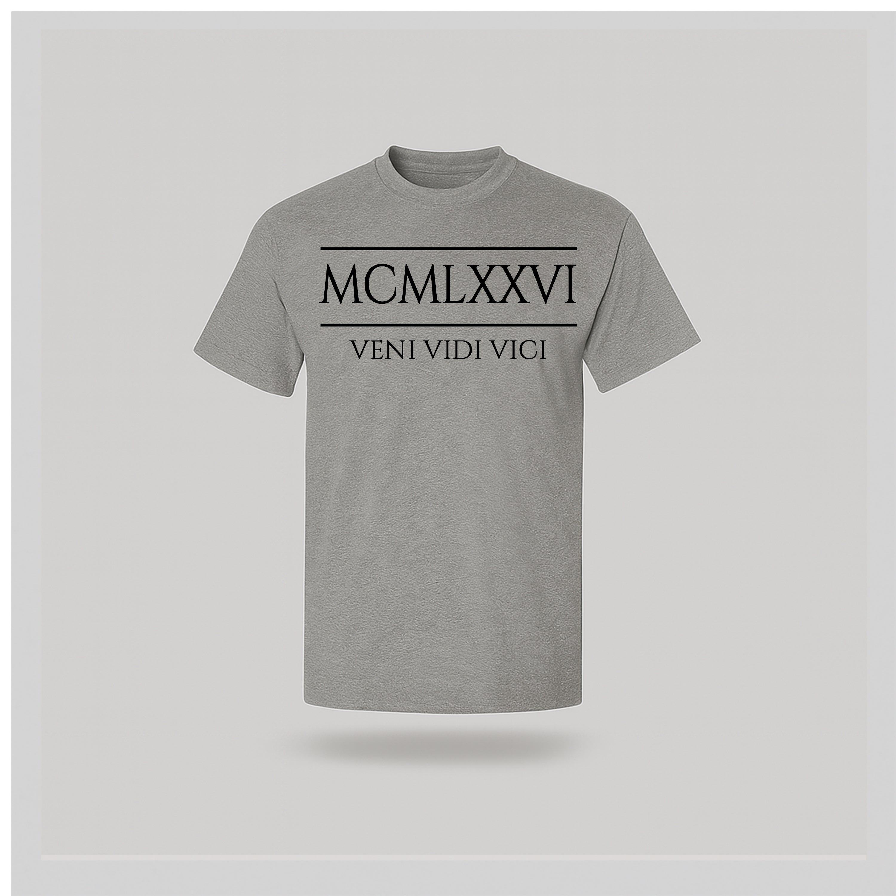 50th Birthday T-Shirt Roman Number