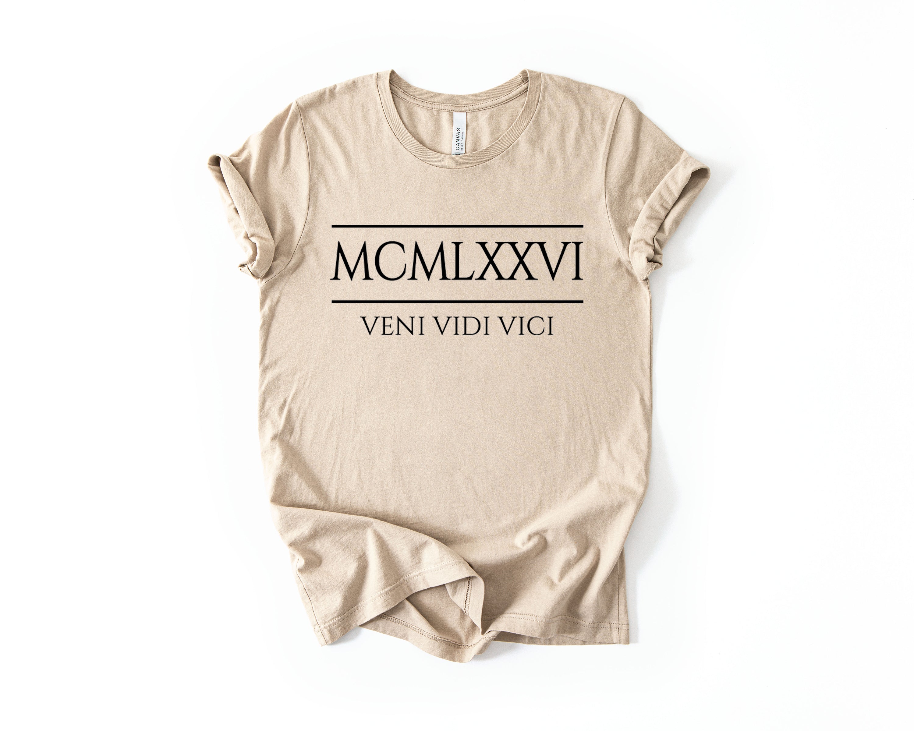 50th Birthday T-Shirt Roman Number