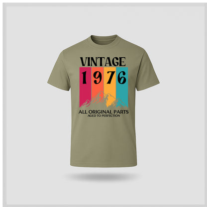 50th Birthday T-Shirt Vintage Mountain