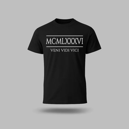 40th Birthday T-Shirt Roman Number