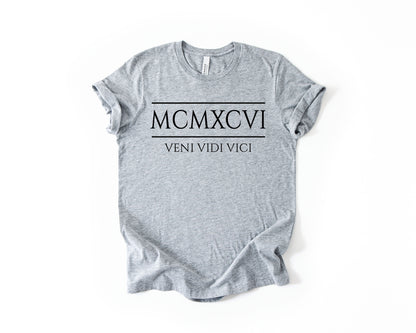 30th Birthday T-Shirt Roman Number