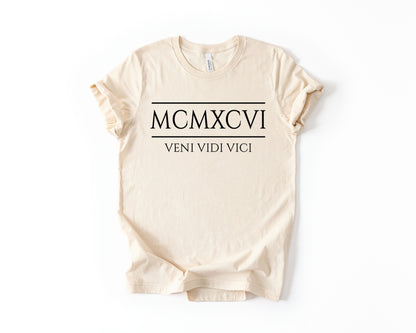 30th Birthday T-Shirt Roman Number