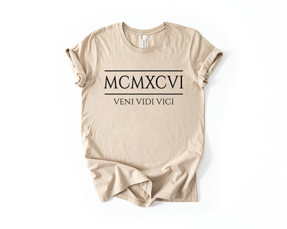 30th Birthday T-Shirt Roman Number