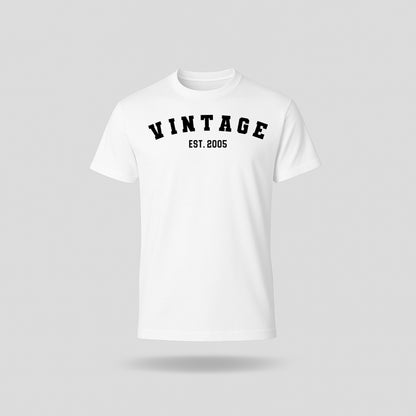 21st Birthday T-Shirt Classic Vintage