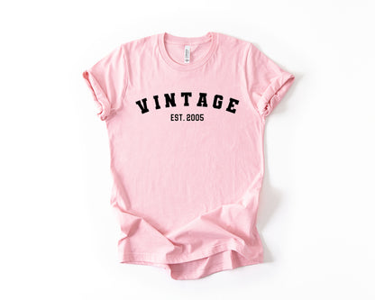 21st Birthday T-Shirt Classic Vintage