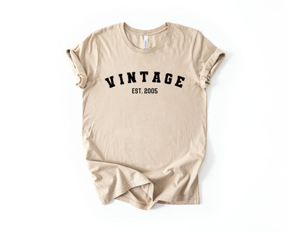 21st Birthday T-Shirt Classic Vintage