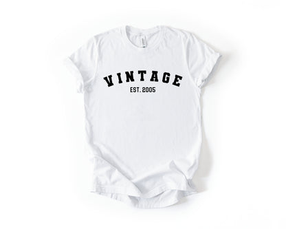 21st Birthday T-Shirt Classic Vintage