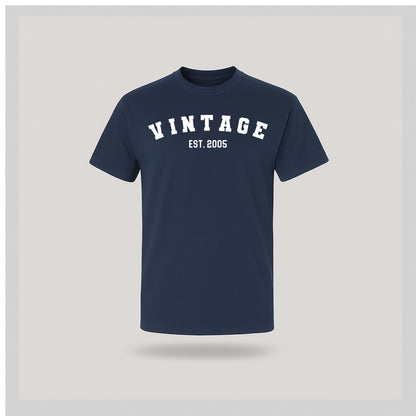 21st Birthday T-Shirt Classic Vintage