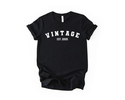 21st Birthday T-Shirt Classic Vintage