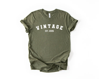 21st Birthday T-Shirt Classic Vintage