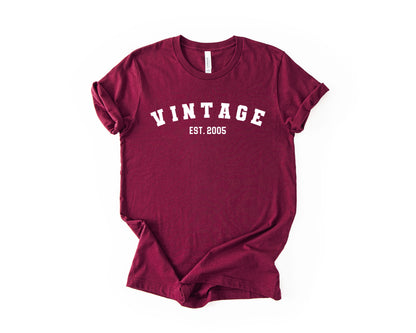 21st Birthday T-Shirt Classic Vintage