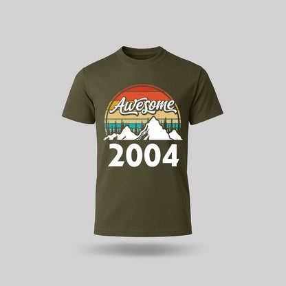21st Birthday T-Shirt Awesome High - birthdaytees.co