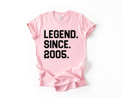 21st Birthday T-shirt - Legend Since - Birthday Tees