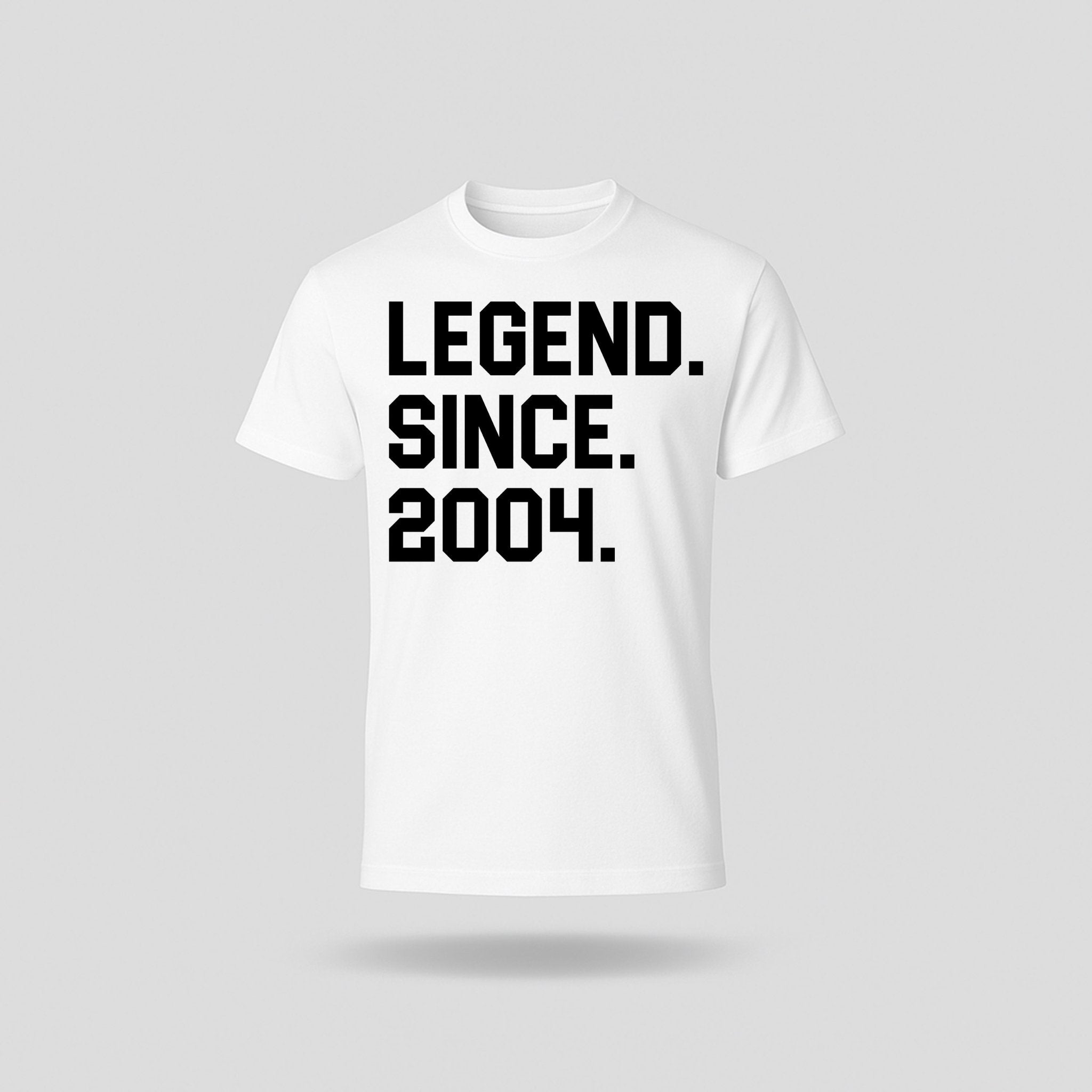 21st Birthday T-shirt - Legend Since - birthdaytees.co
