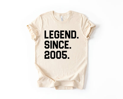 21st Birthday T-shirt - Legend Since - Birthday Tees