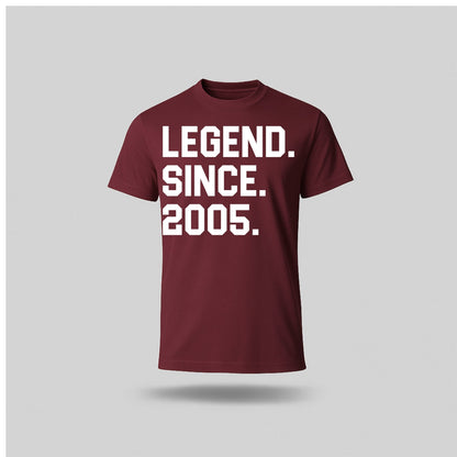 21st Birthday T-shirt - Legend Since - Birthday Tees