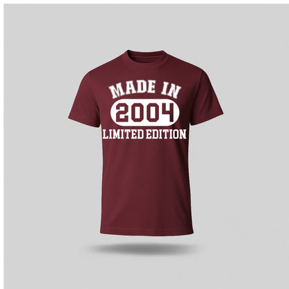 21st Birthday T-shirt - Made In - birthdaytees.co