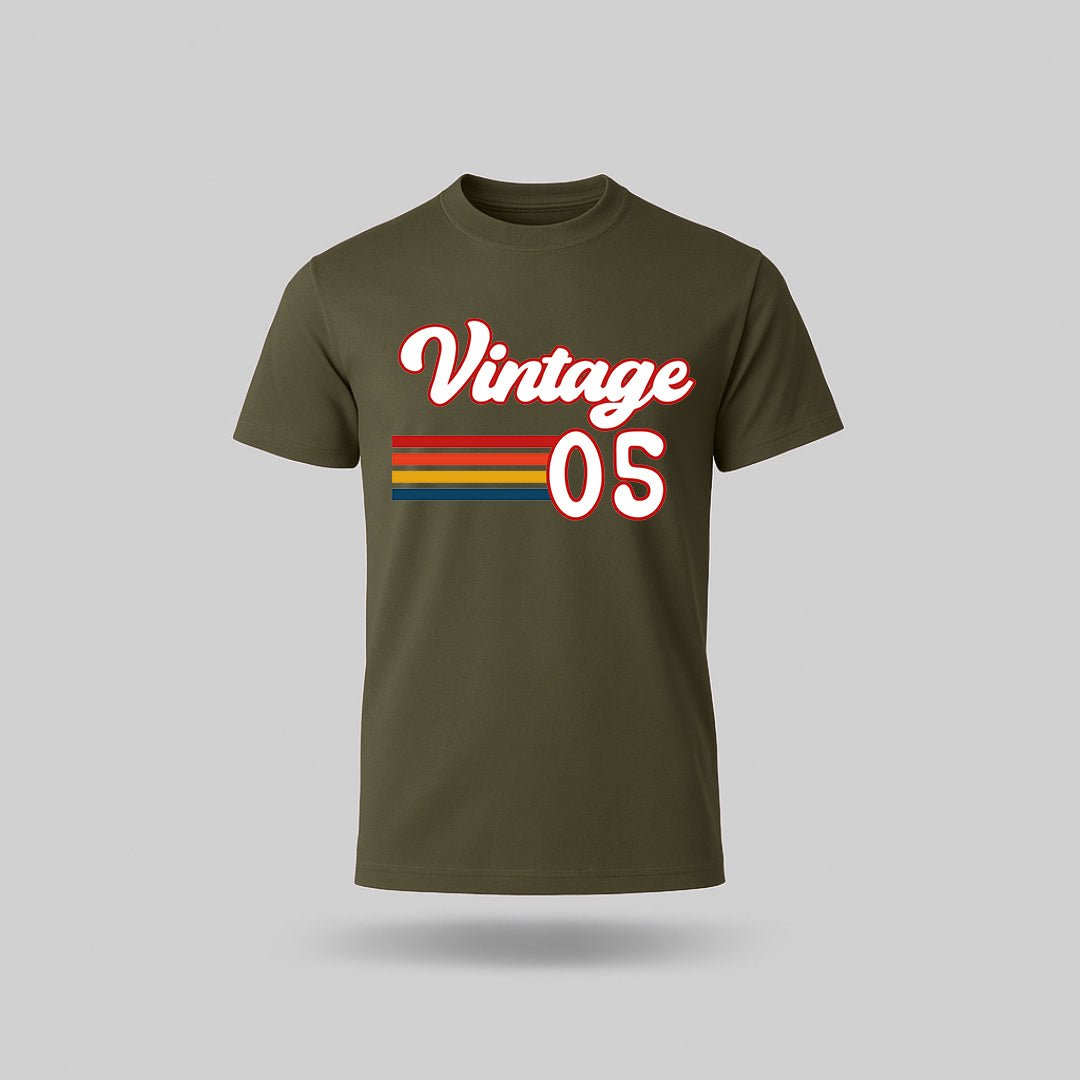 21st Birthday T-shirt, Retro Vintage - Birthday Tees