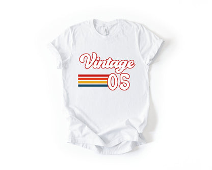 21st Birthday T-shirt, Retro Vintage - Birthday Tees