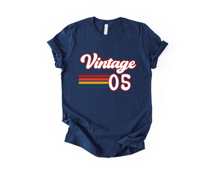 21st Birthday T-shirt, Retro Vintage - Birthday Tees