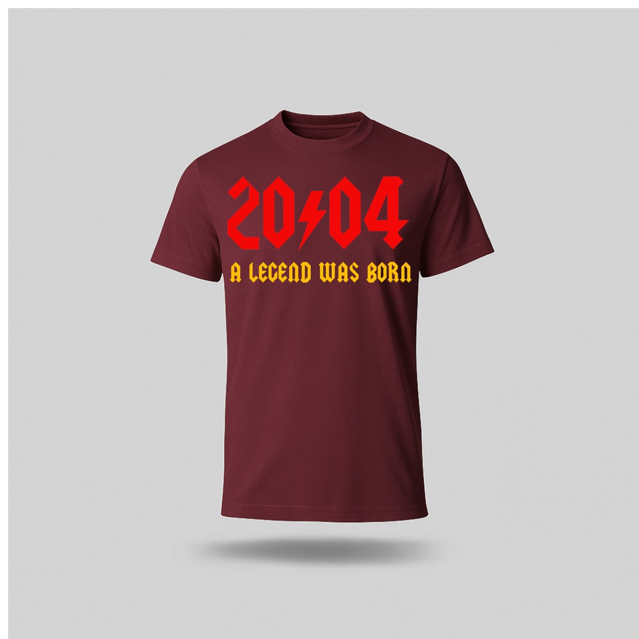 21st Birthday T-Shirt Rock Star - birthdaytees.co