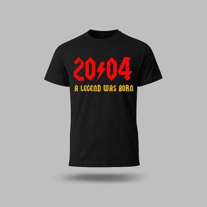 21st Birthday T-Shirt Rock Star - birthdaytees.co