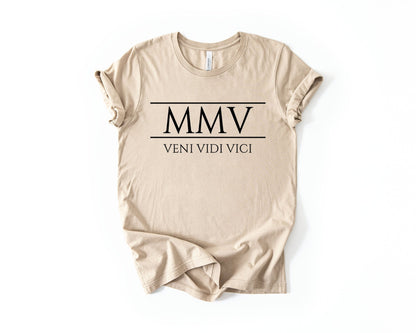 21st Birthday T-Shirt Roman Number - Birthday Tees