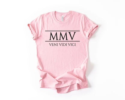 21st Birthday T-Shirt Roman Number - Birthday Tees